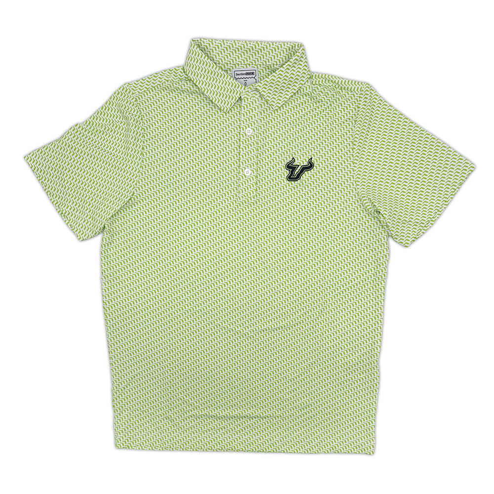 South Florida SoFlo Map Pattern Performance Polo | Section 103 2