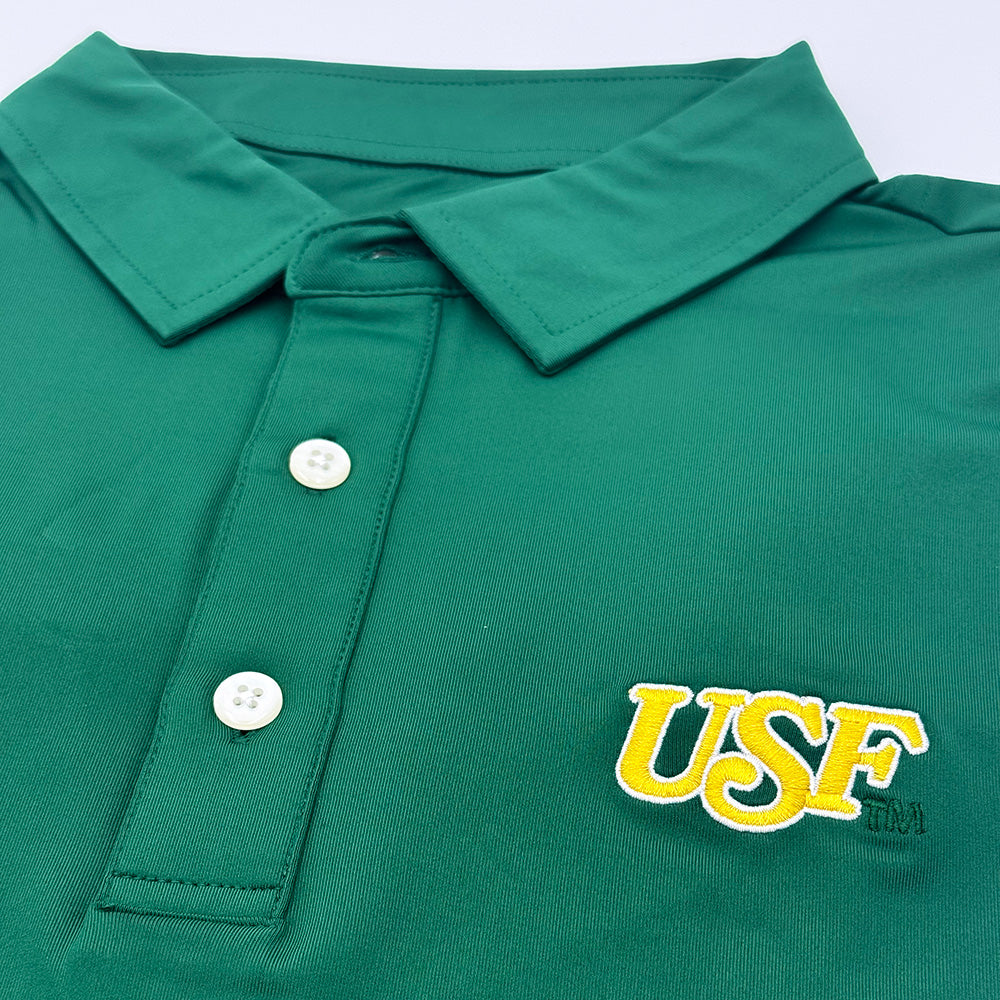 South Florida Vintage USF Logo Performance Polo | Section 103 3