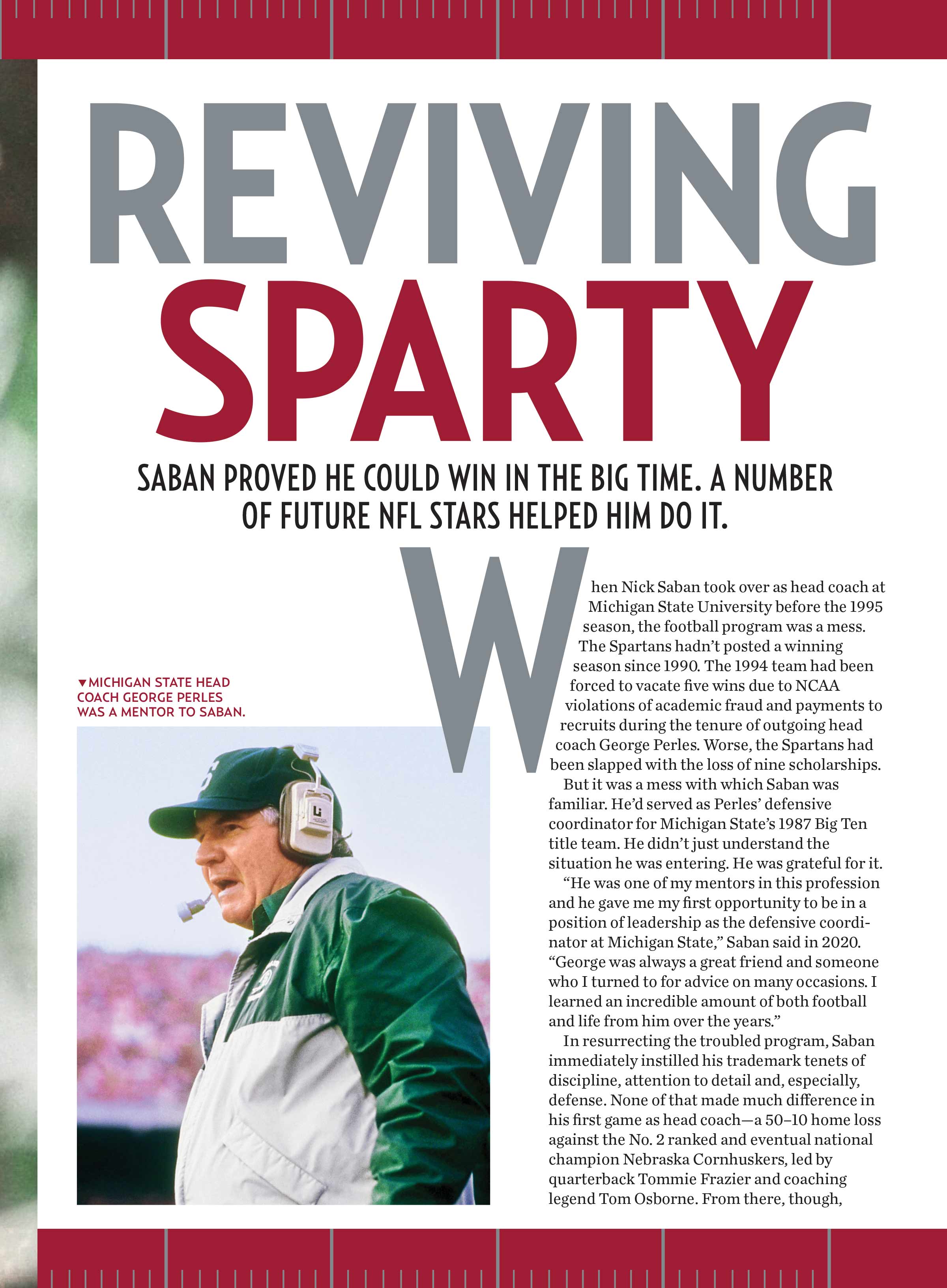 Nick Saban - 7 Decades Of Stories & Photos, Keys To Success, Football Coach, Michigan State, LSU, NFL, Alabama Crimson Tide, National Championships, Stats, Interviews, Retirement, Lessons & Tributes! 3