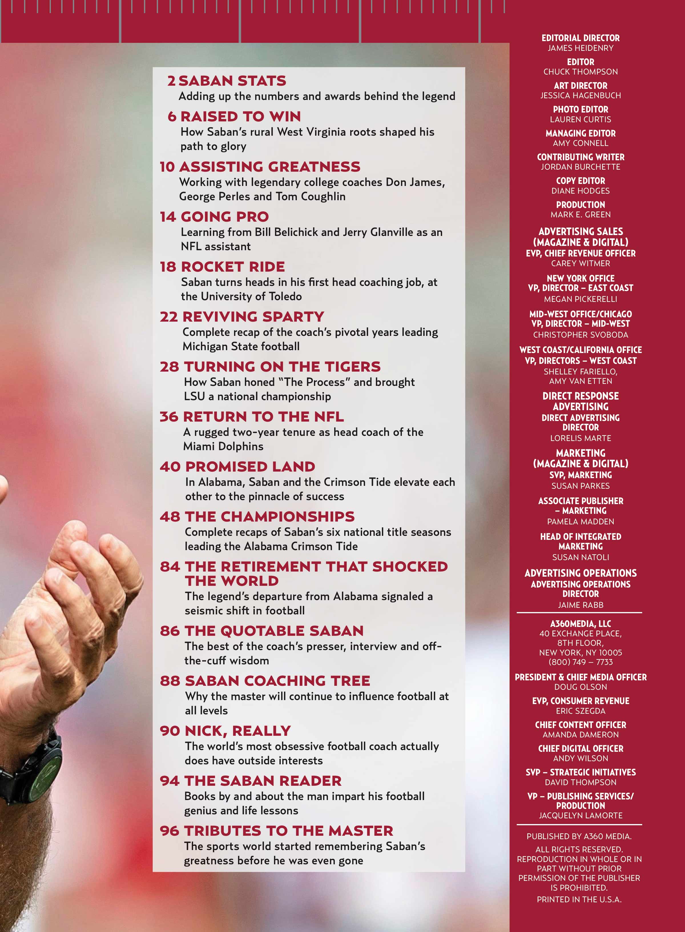 Nick Saban - 7 Decades Of Stories & Photos, Keys To Success, Football Coach, Michigan State, LSU, NFL, Alabama Crimson Tide, National Championships, Stats, Interviews, Retirement, Lessons & Tributes! 5