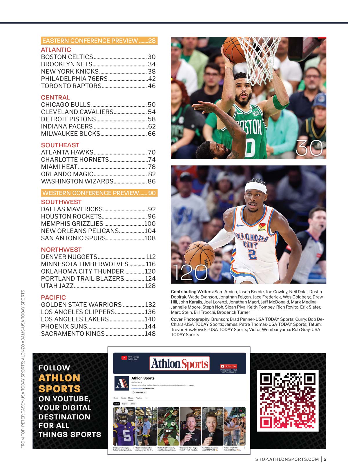 Athlon Sports - 2024-25 NBA Preview: 15 Key Storylines, Lakers JJ Redick Gamble, Wemby's Alien Invasion, In-Depth Conference Previews, Bold Predictions, Fantasy Guide, Lebron James, Steph Curry & More 7