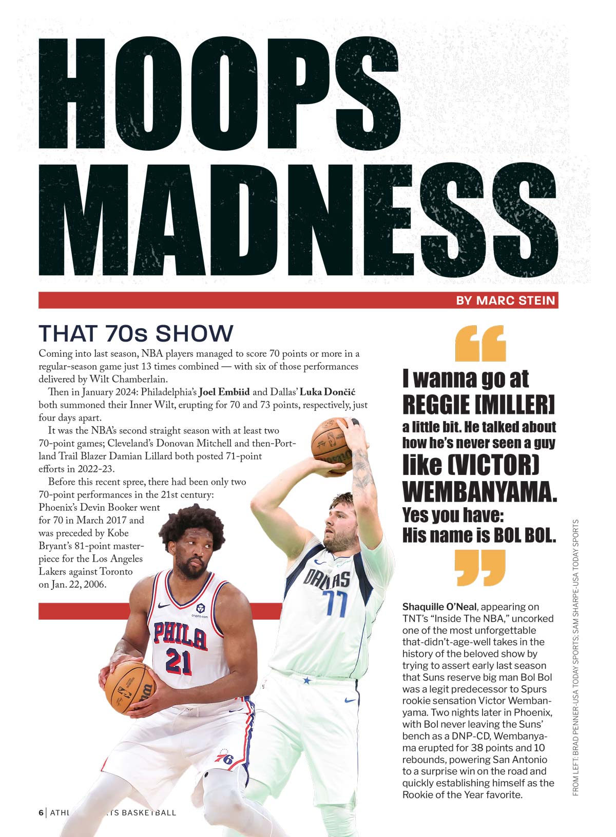 Athlon Sports - 2024-25 NBA Preview: 15 Key Storylines, Lakers JJ Redick Gamble, Wemby's Alien Invasion, In-Depth Conference Previews, Bold Predictions, Fantasy Guide, Lebron James, Steph Curry & More 9