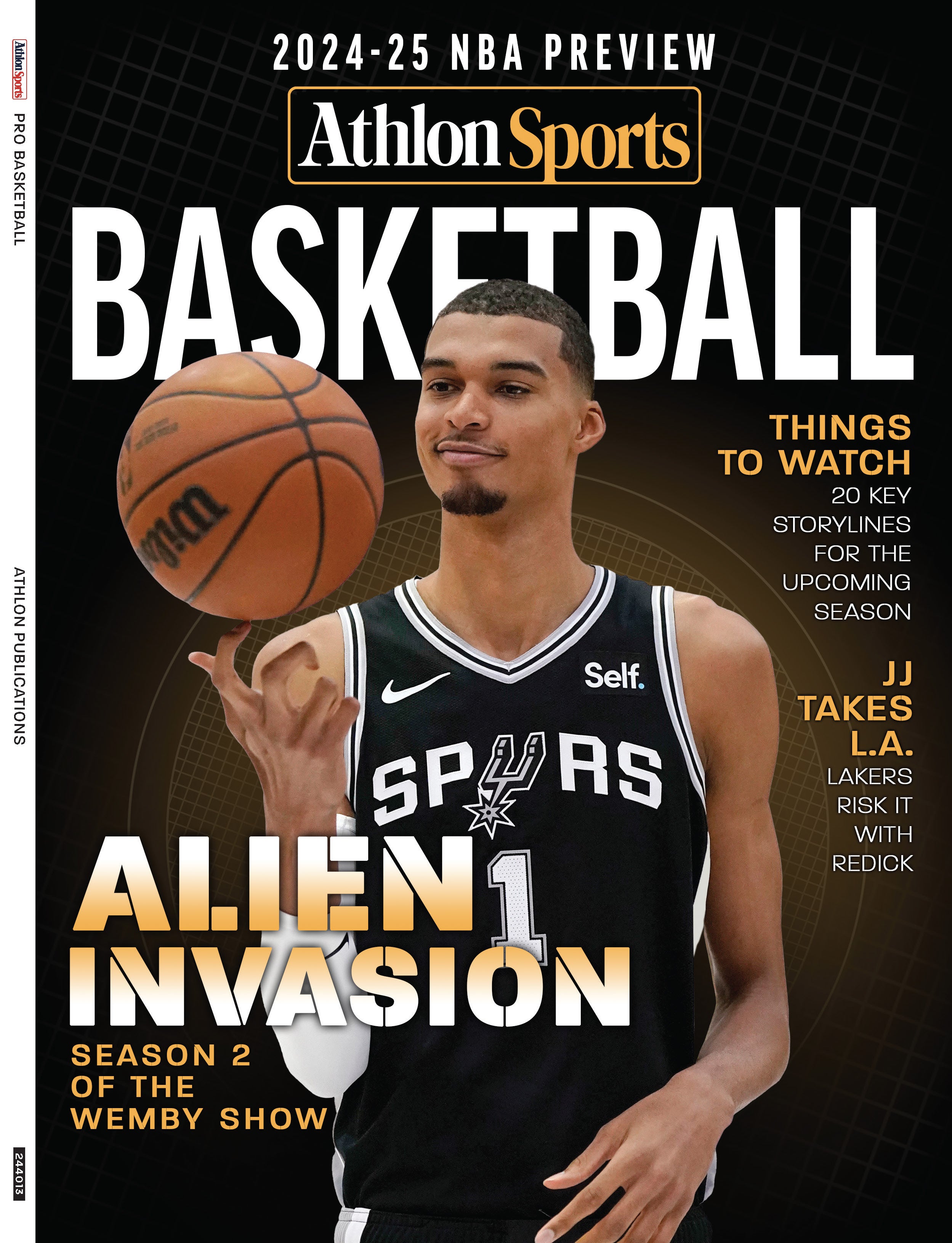Athlon Sports - 2024-25 NBA Preview: 15 Key Storylines, Lakers JJ Redick Gamble, Wemby's Alien Invasion, In-Depth Conference Previews, Bold Predictions, Fantasy Guide, Lebron James, Steph Curry & More 4