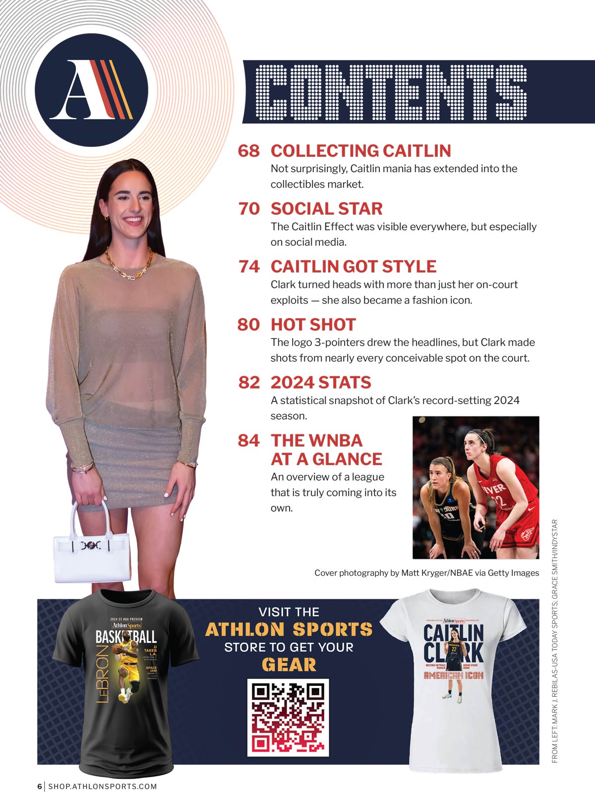 Athlon Sports - Caitlin Clark: WNBA Rookie Of The Year Commemorative Issue, Iowa Hawkeyes To Indiana Fever, No. 1 Draft Pick, 2024 Stats, Record-Setting Season, Angel Reese Duo, Social Media & More! 4