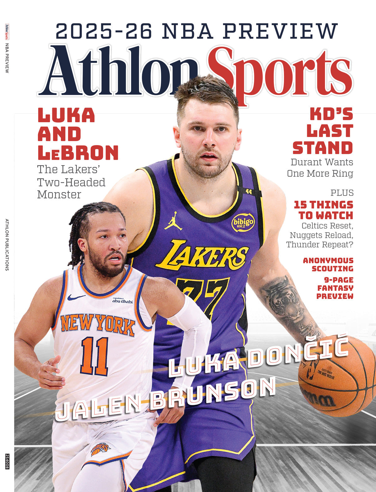 Athlon Sports - 2025-2026 NBA Preview: Lakers' Dynamic Duo, LeBron James & Luka Doncic, Kevin Durant's Next Championship Ring Hunt, Team Previews & Storylines, Scouting Reports, Fantasy Tips & More! 3