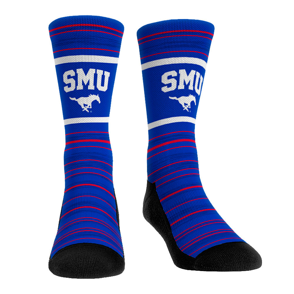 SMU Mustangs - Classic Lines | Rock 'Em Socks