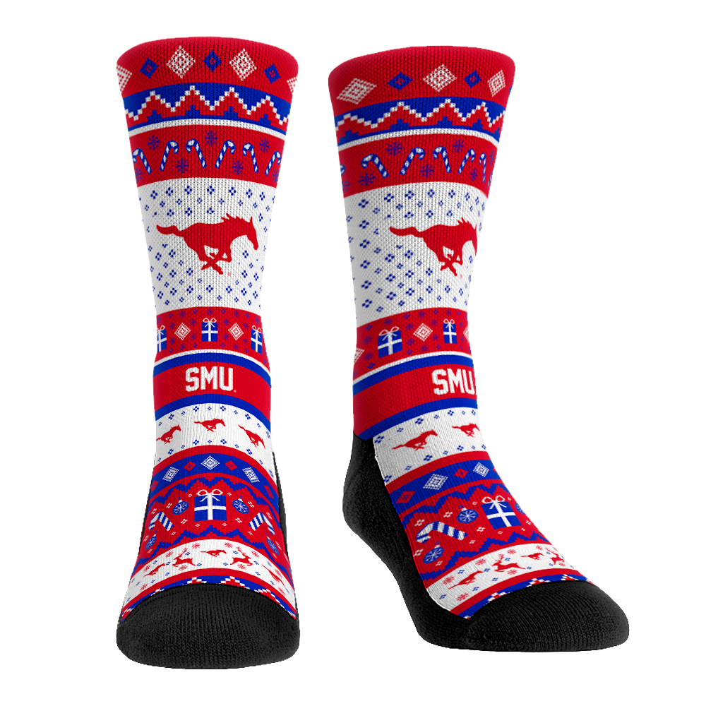 SMU Mustangs - Tacky Sweater | Rock 'Em Socks