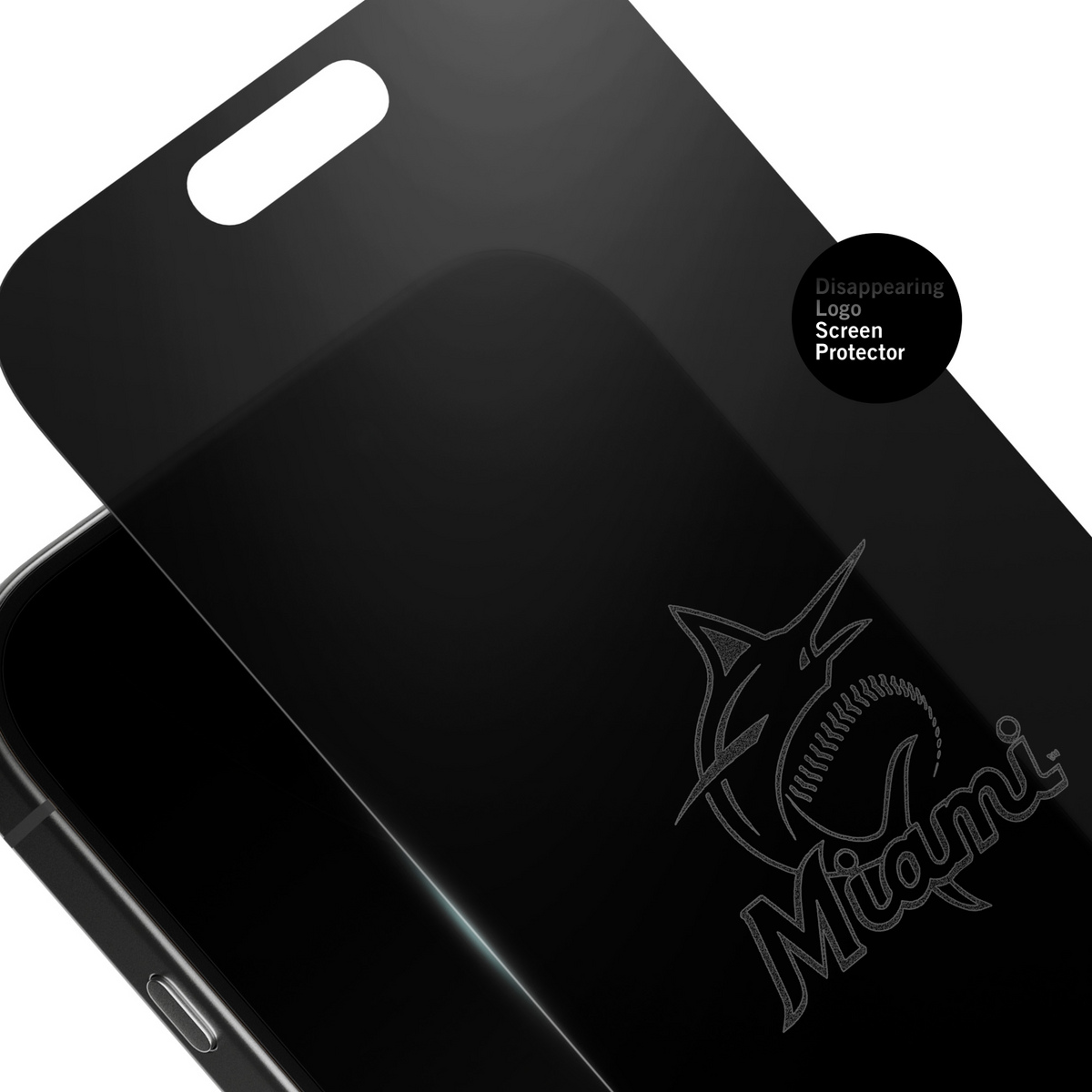 Miami Marlins Privacy Screen Protector 2