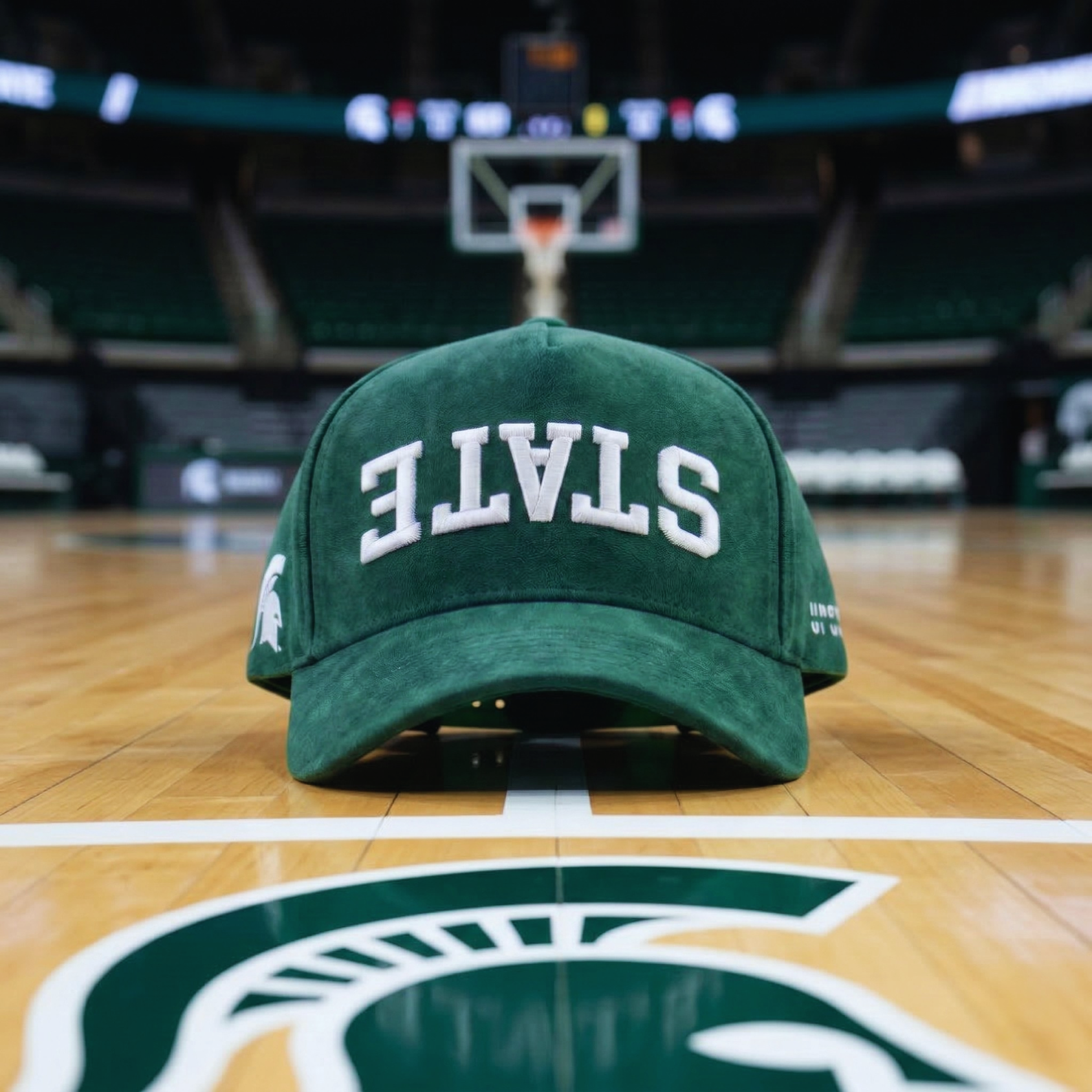 Michigan State Suede Hat 4