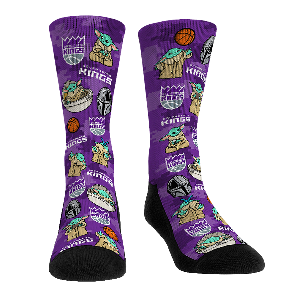 Sacramento Kings - Star Wars  - Grogu All-Over | Rock 'Em Socks