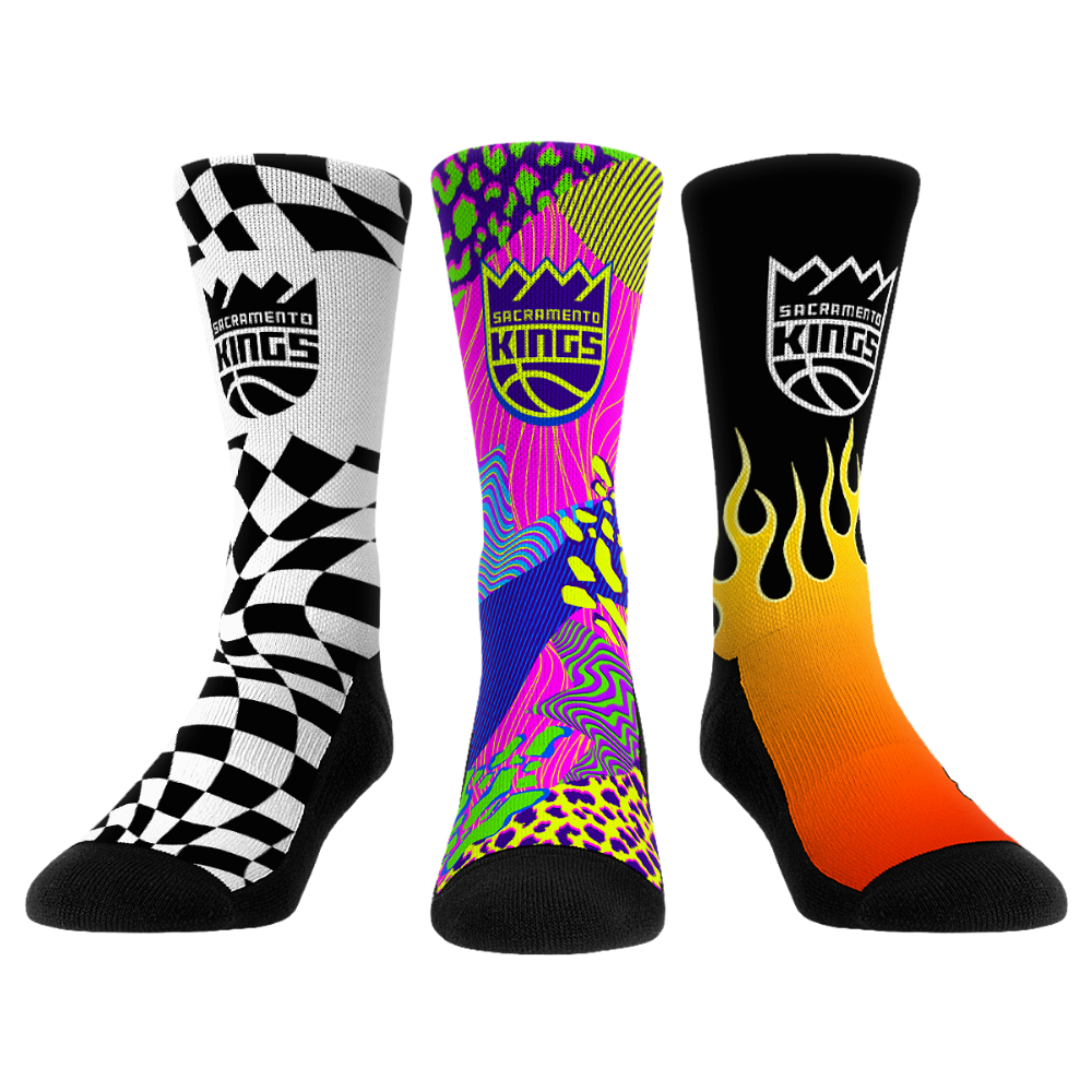 Sacramento Kings - Vibes - 3-Pack | Rock 'Em Socks