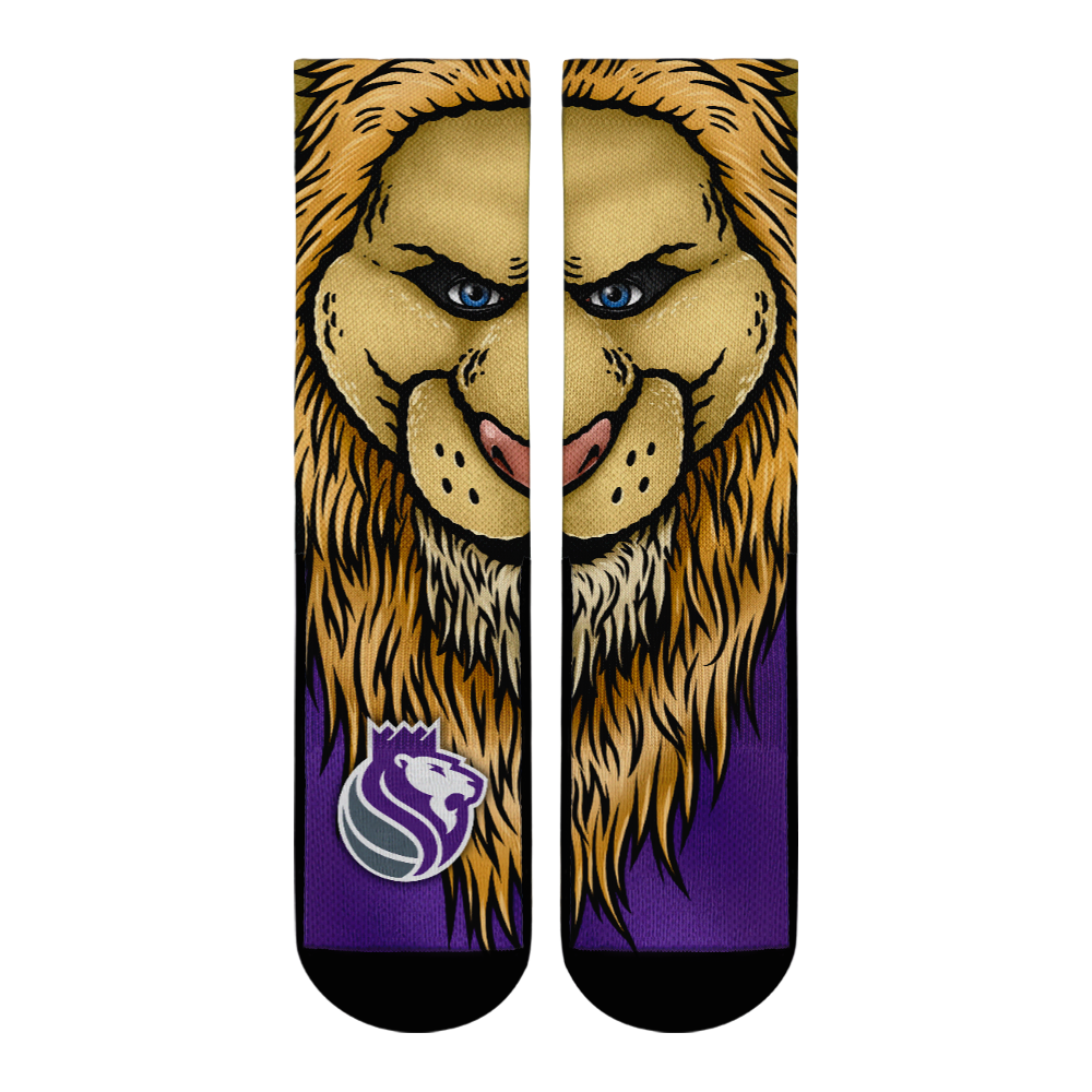 Sacramento Kings - Split Face Mascot | Rock 'Em Socks