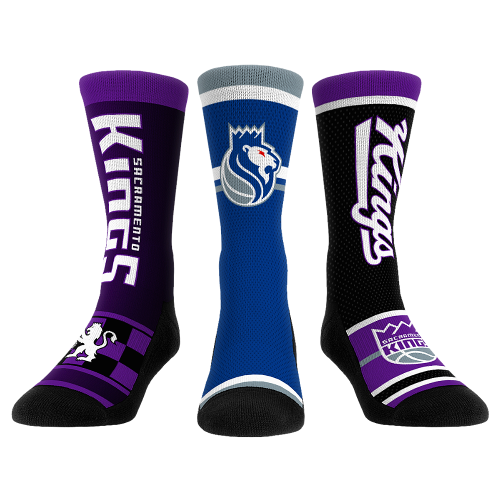 Sacramento Kings - Ultimate Jersey - 3-Pack | Rock 'Em Socks 1