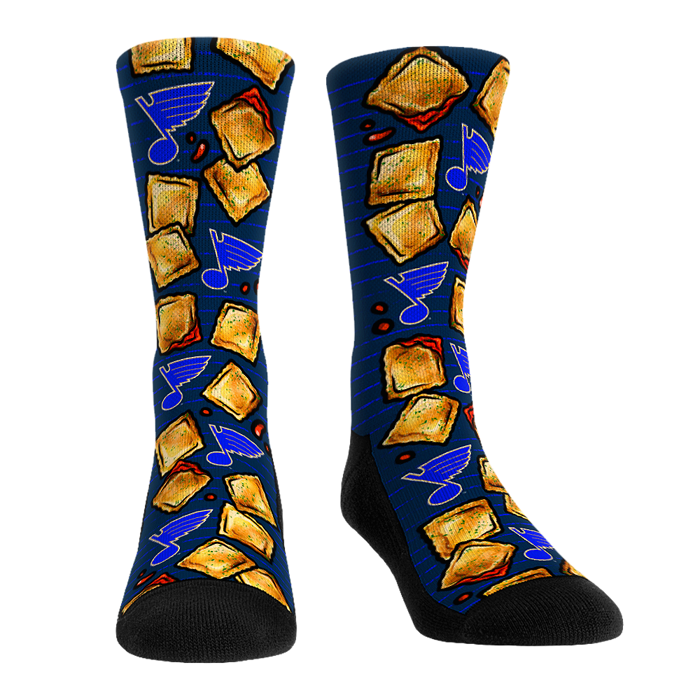 St. Louis Blues - Toasted Ravioli All-Over | Rock 'Em Socks
