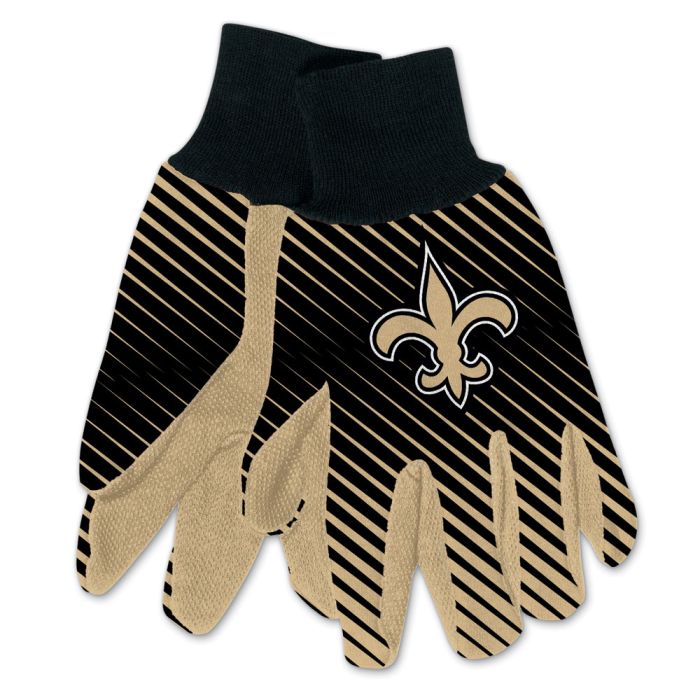 New Orleans Saints Adult Two-Tone Gloves 1