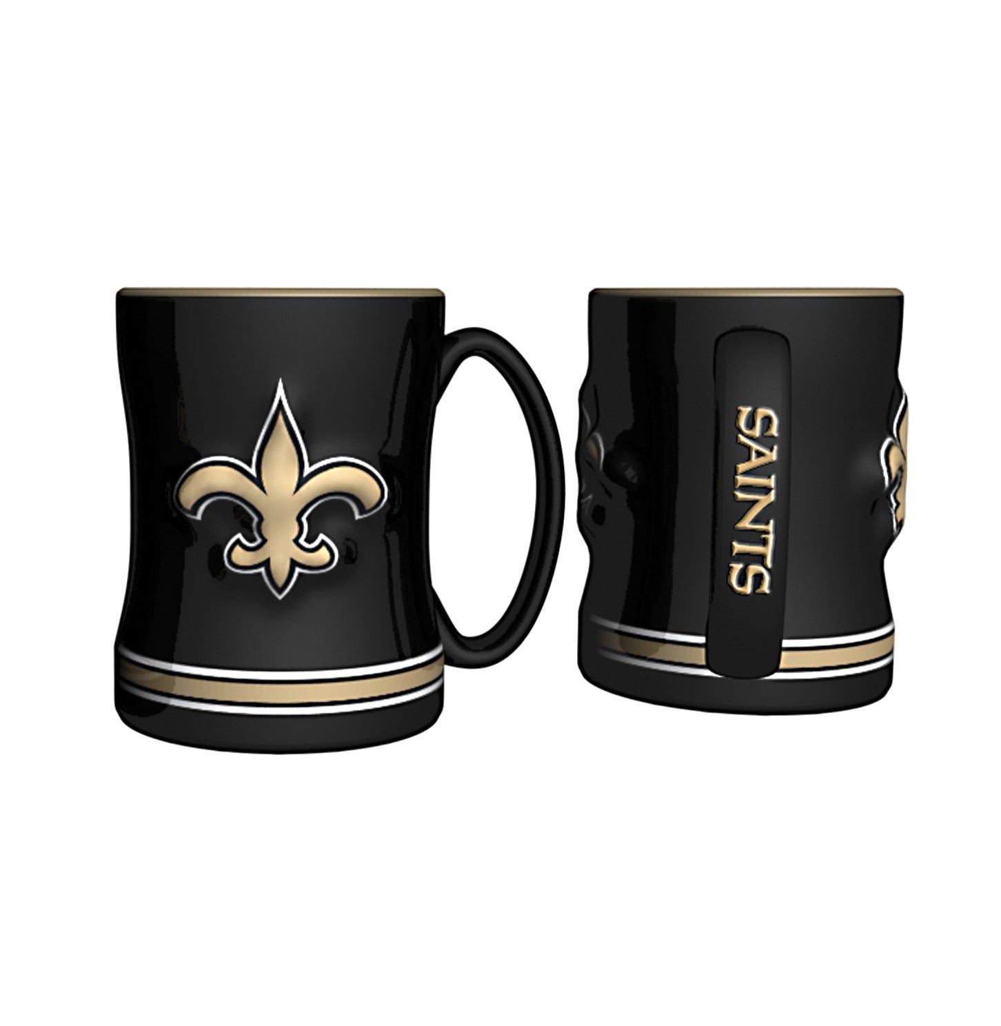 New Orleans Saints Logo Relief Coffee Mug 1