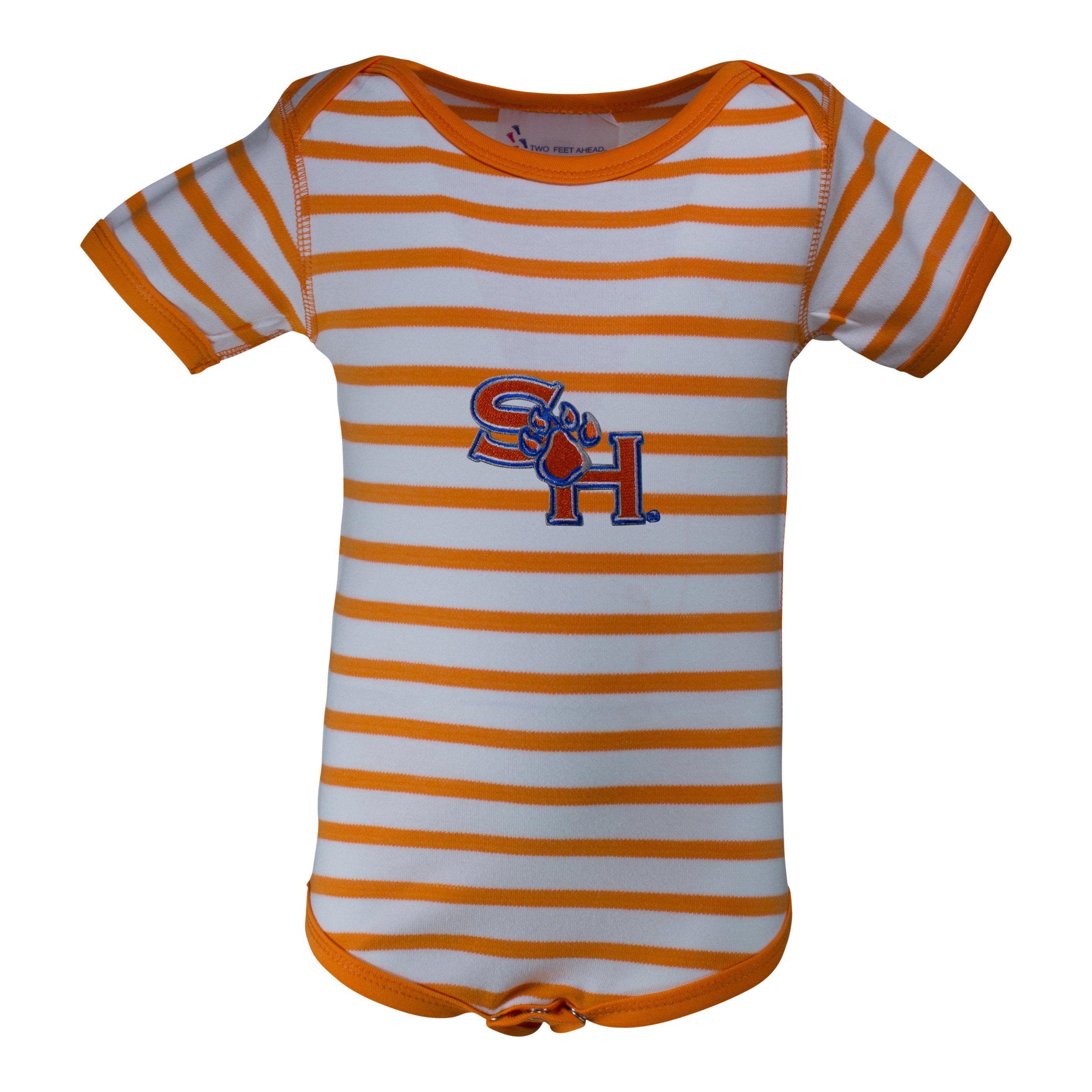 Sam Houston Stripe Lap Shoulder Creeper | Two Feet Ahead