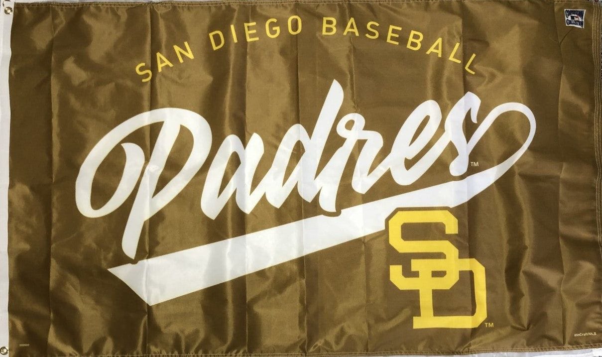 San Diego Padres Baseball Flag 3x5