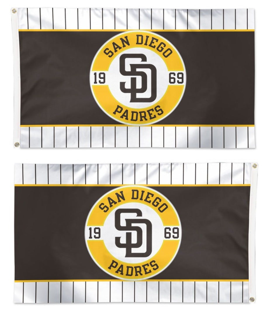 San Diego Padres Embroidered Flag 2 Sided 3x5
