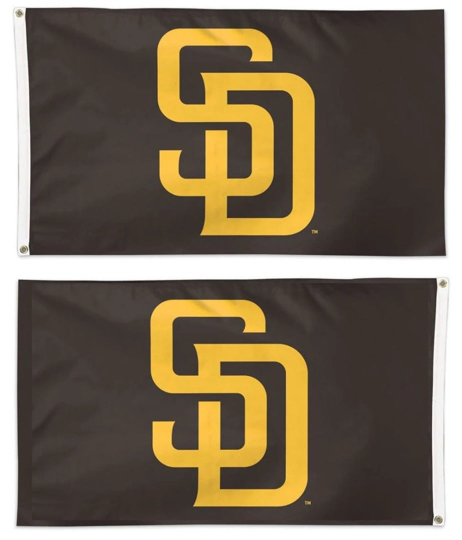 San Diego Padres Flag 2x3 SD Logo 2 Sided