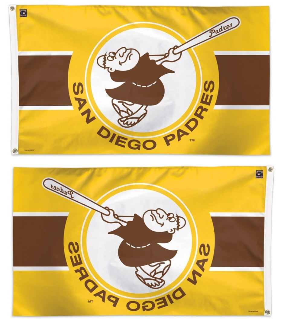 San Diego Padres Flag 3x5 Retro Throwback Cooperstown 1