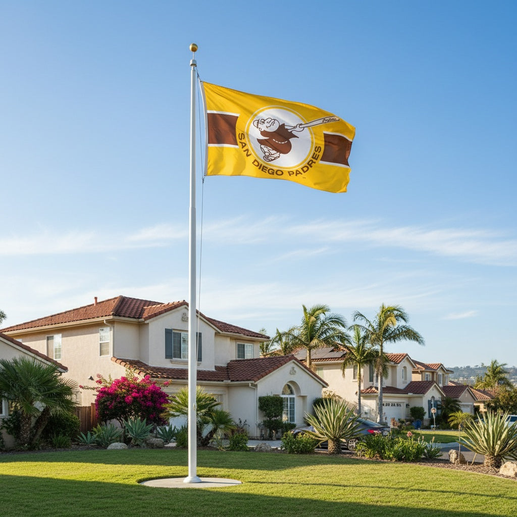 San Diego Padres Flag 3x5 Retro Throwback Cooperstown 2