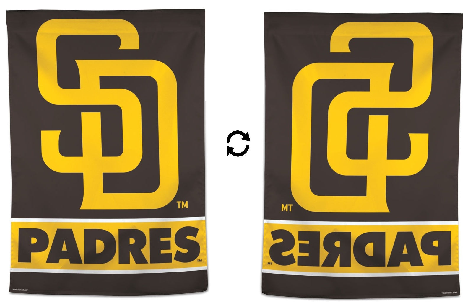 San Diego Padres Flag Vertical House Banner