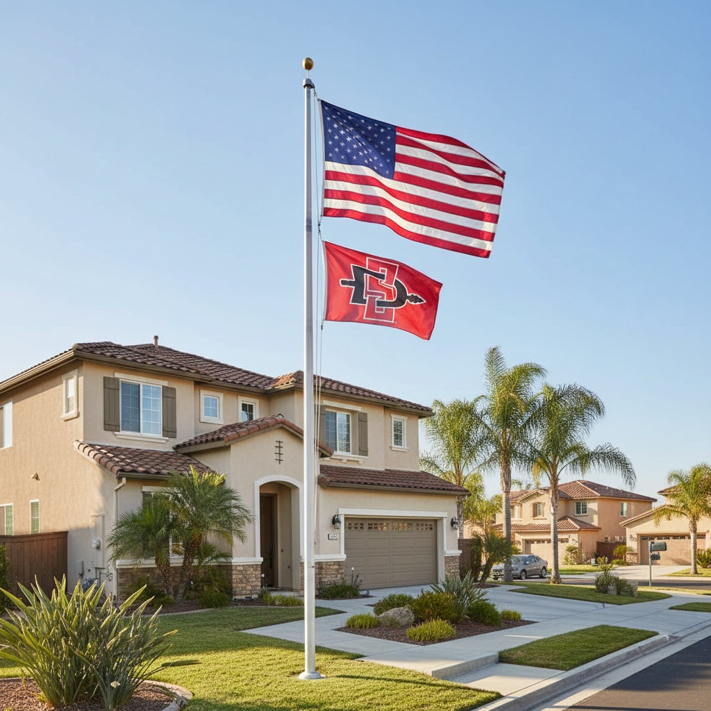 San Diego State University Flag 3x5 Aztecs