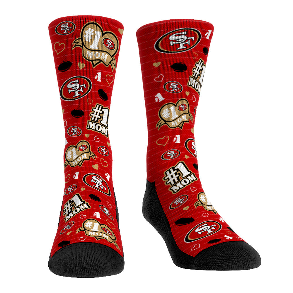 San Francisco 49ers - #1 Mom | Rock 'Em Socks