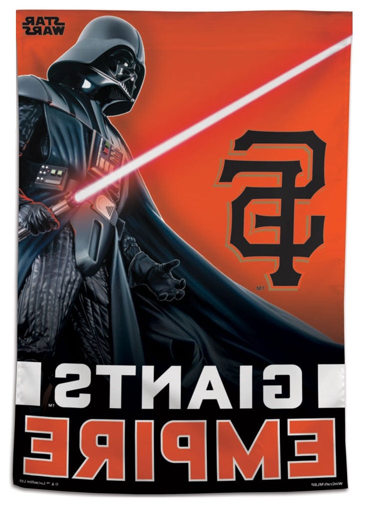 San Francisco Giants Empire Banner Darth Vader Flag