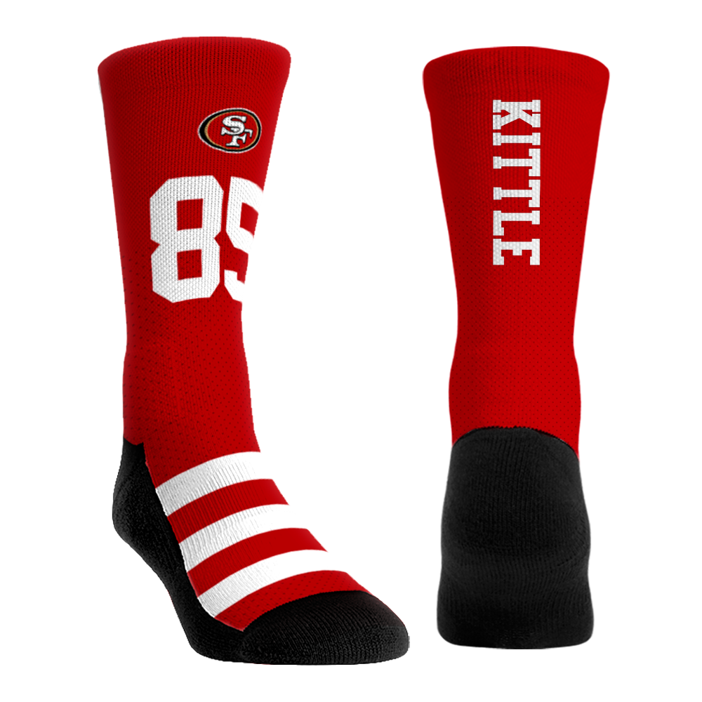 George Kittle - San Francisco 49ers  - Jersey (Red) | Rock 'Em Socks 1