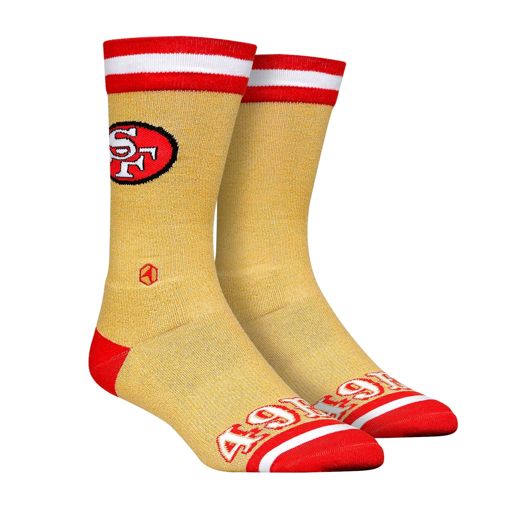 San Francisco 49ers - Throwback (Knitted) | Rock 'Em Socks 1