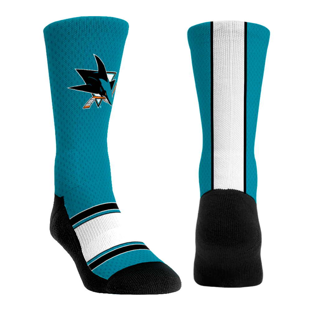 San Jose Sharks - Custom Jersey | Rock 'Em Socks