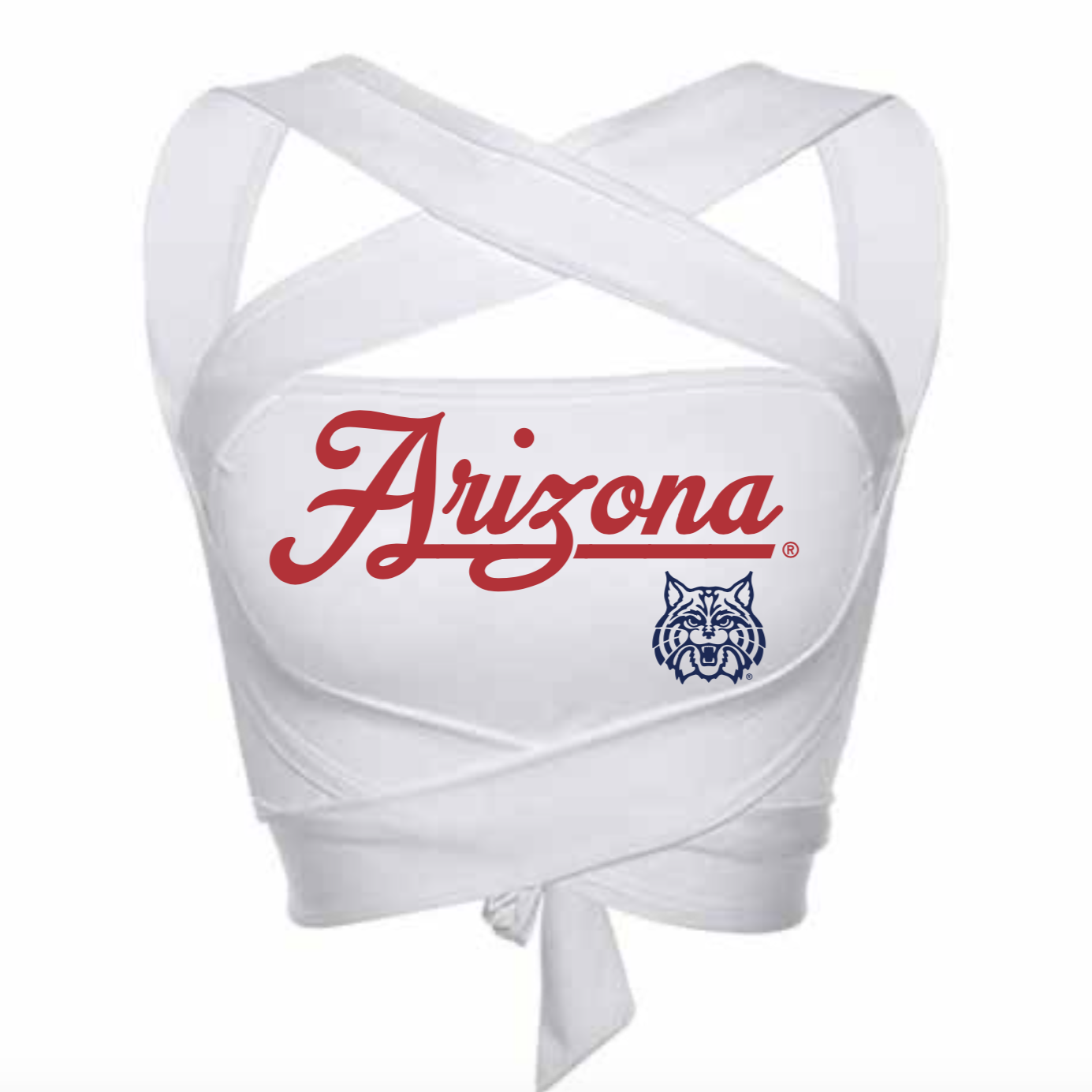 University of Arizona White Multiway Bandeau Top | lojobands 4