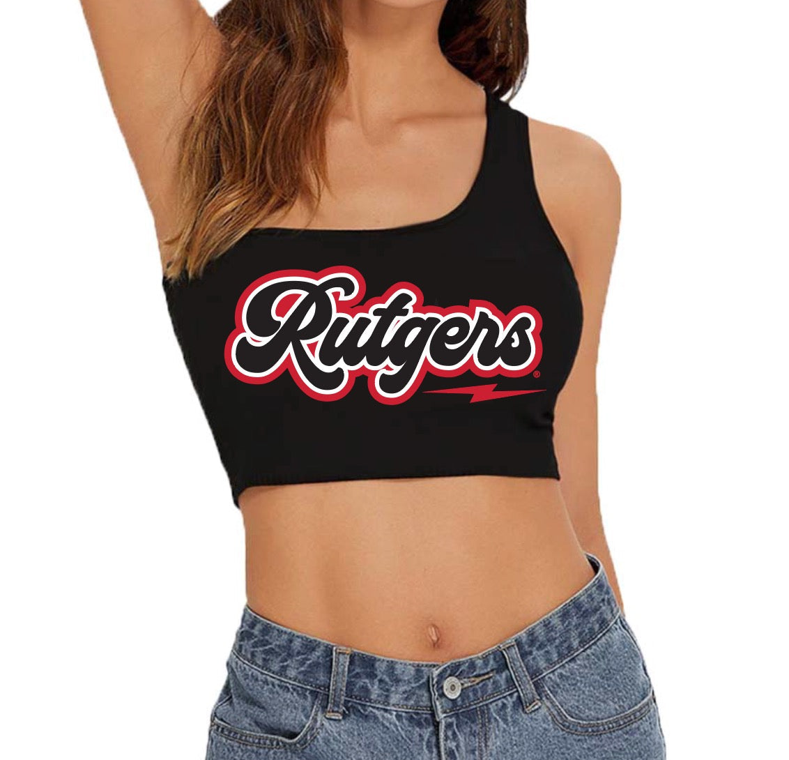 Rutgers Lightning One Shoulder Top | lojobands 4