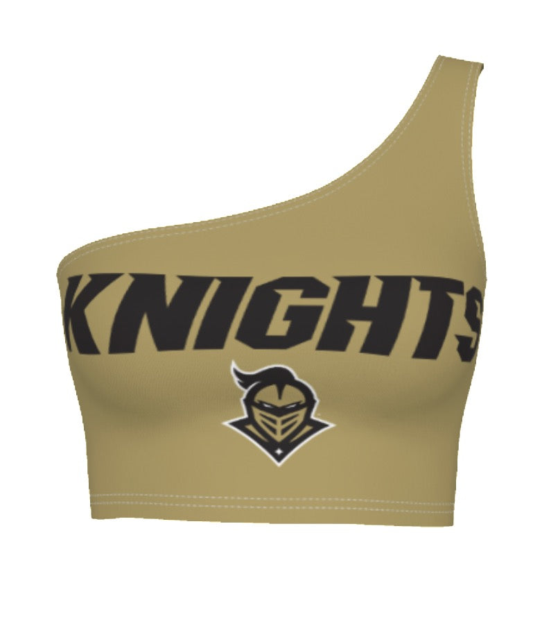 UCF Gold One Shoulder Top | lojobands