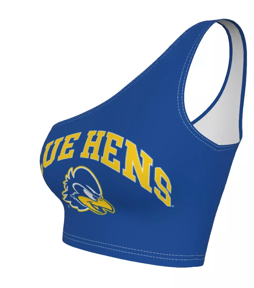 Delaware Blue One Shoulder Top | lojobands 4