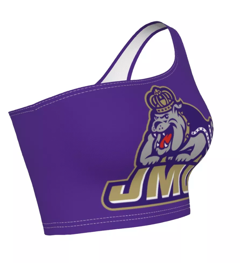 JMU Purple One Shoulder Top | lojobands 5