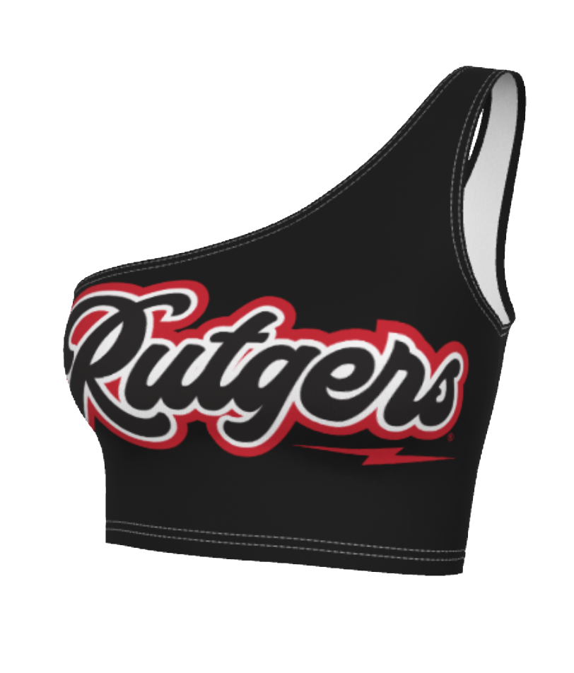 Rutgers Lightning One Shoulder Top | lojobands 3
