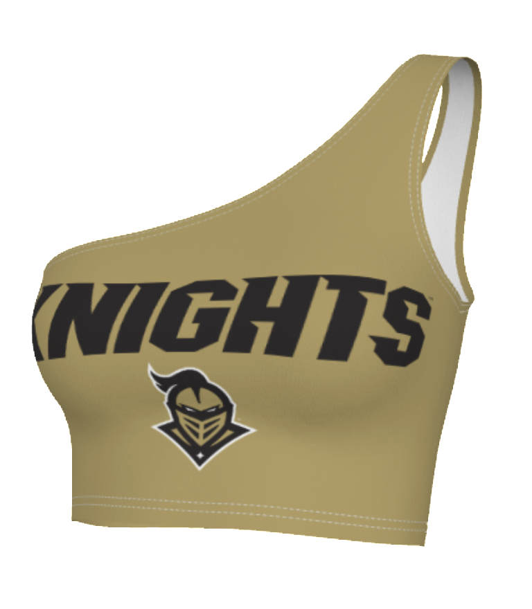 UCF Gold One Shoulder Top | lojobands 3