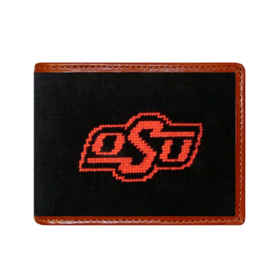 Oklahoma State Needlepoint Bi-Fold Wallet | lojobands