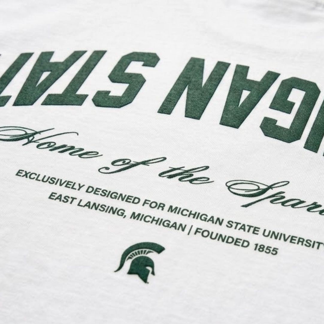Michigan State Essentials Oversized Tee 4