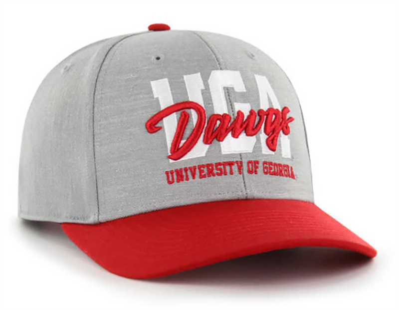 Georgia Bulldogs - NCAA Gray Local State Midfield Hat, '47 Brand 1