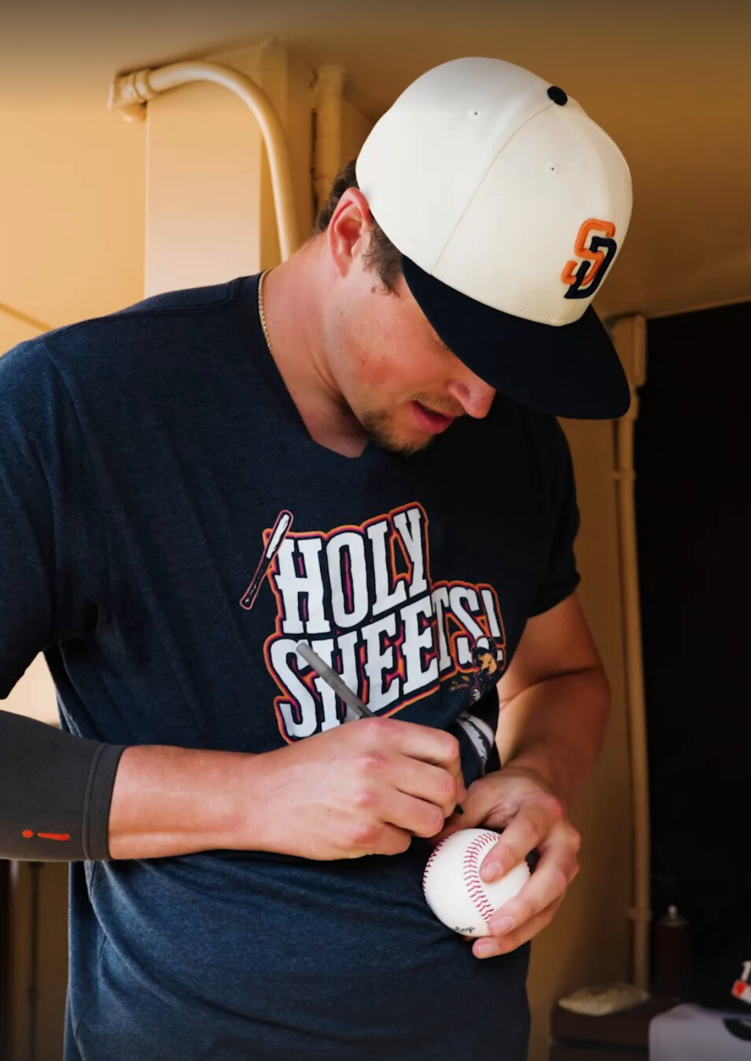Gavin Sheets: Holy Sheets Bat Toss 5