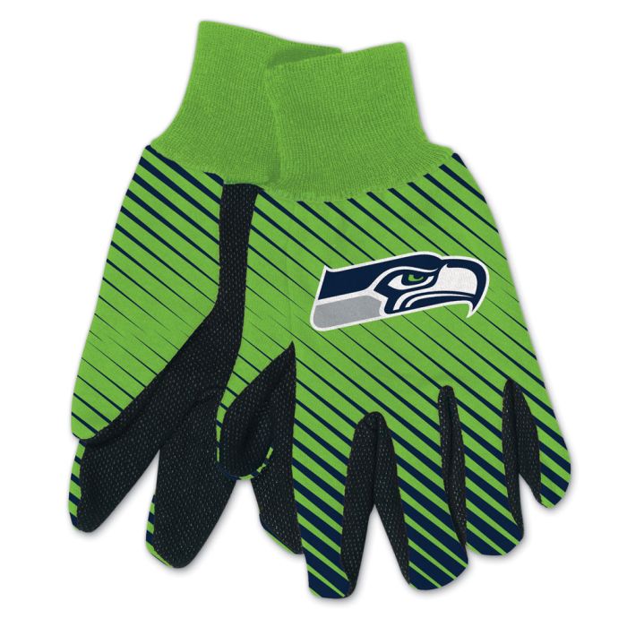 Seattle Seahawks Adult Two-Tone Gloves 1