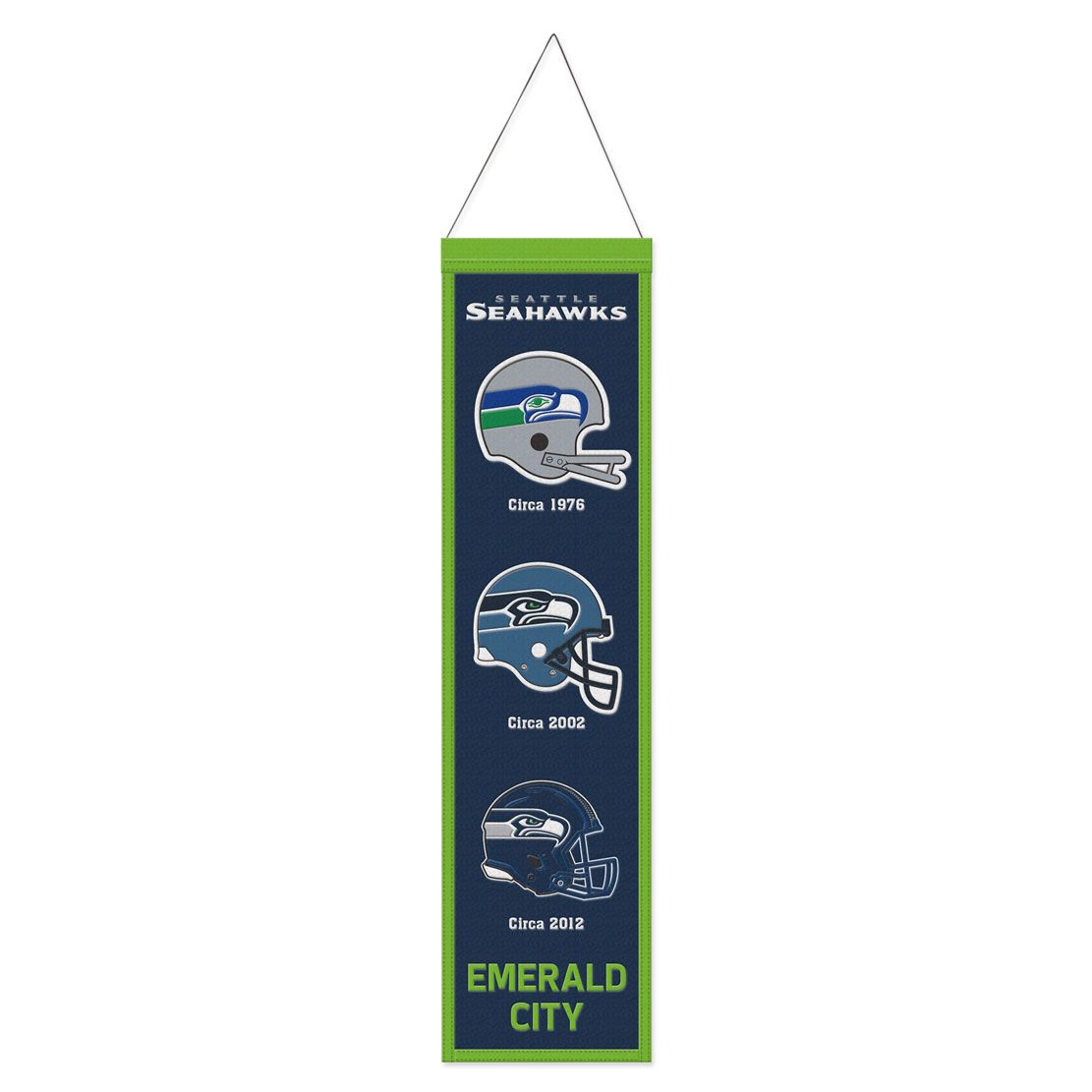 Seattle Seahawks 8" x 32" Wool Banner 1