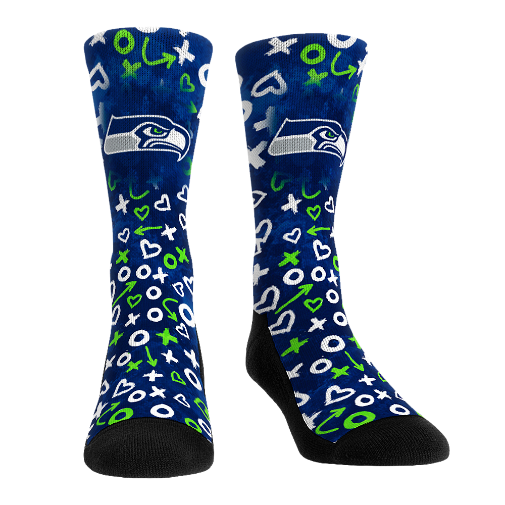 Seattle Seahawks - Valentine's Day Hearts | Rock 'Em Socks