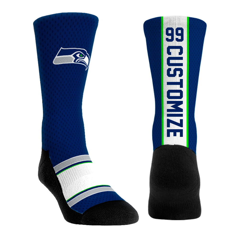 Seattle Seahawks - Custom Jersey | Rock 'Em Socks