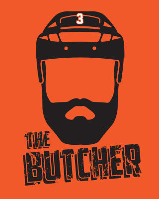 Radko Gudas "The Butcher" Philadelphia Flyers Hockey Youth T-Shirt (Dynasty Sports Exclusive) 3