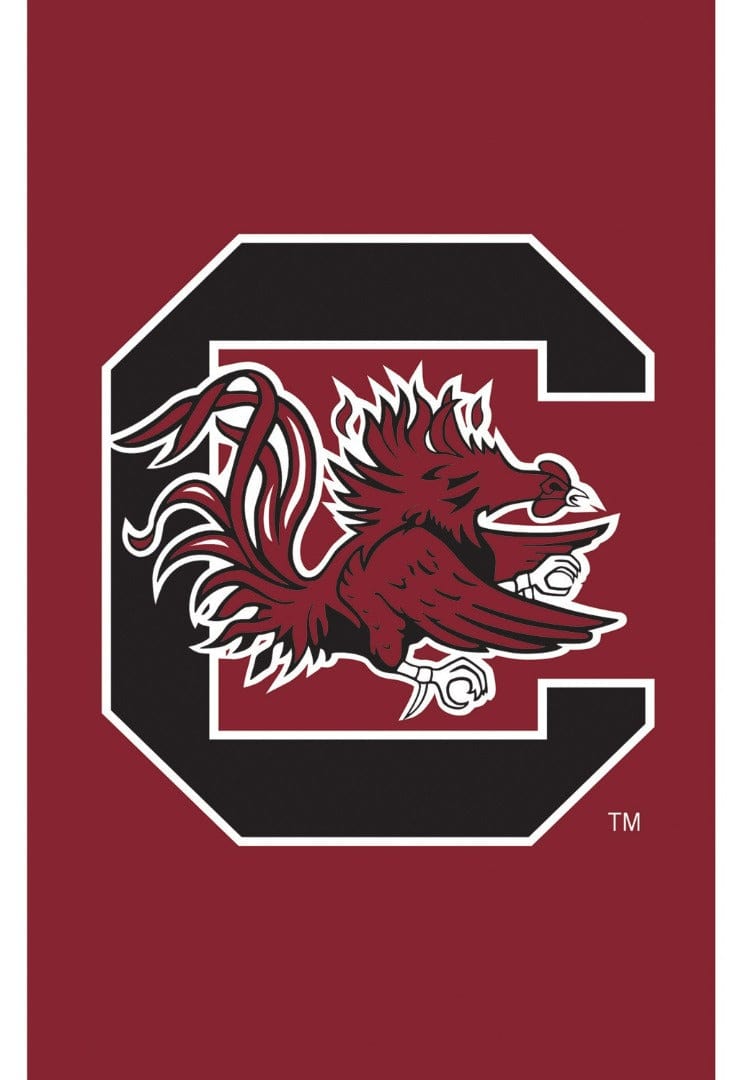 South Carolina Gamecocks Banner 2 Sided Applique Flag